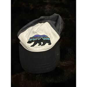 Patagonia Trucker Hat Adjustable Snapback Color Bear Logo Unstructured